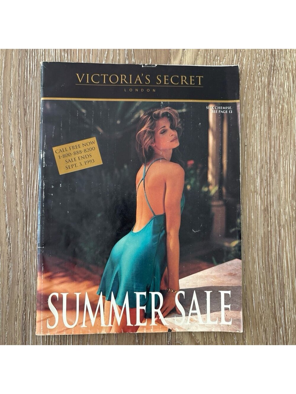 Vintage 1993 Victoria’s Secret Summer Sale Catalog Stephanie Seymour London